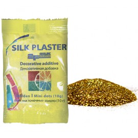 МИНИ-Блестки для добавления в жидкие обои Silk Plaster "Точки" золото